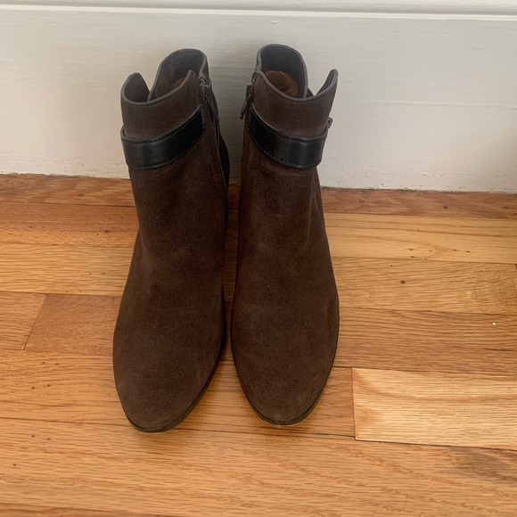 Coach Patricia chocolate suede bootie - Picture 4 of 7